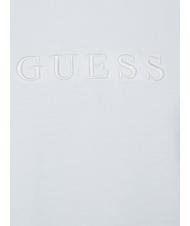 GUESS FINCH TERRY Felpa oversize con tasca e cappuccio salt white multi - Felpe Uomo - 3