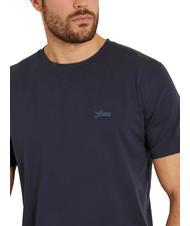GUESS BASIC PIMA T-shirt in cotone stretch smartblue - T-shirt Uomo - 3