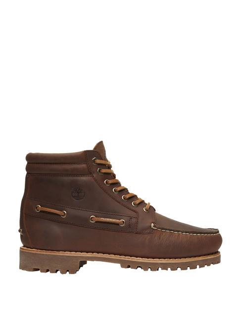 AUTHENTIC Lace Up Stivaletti in pelle brown - Scarpe Uomo