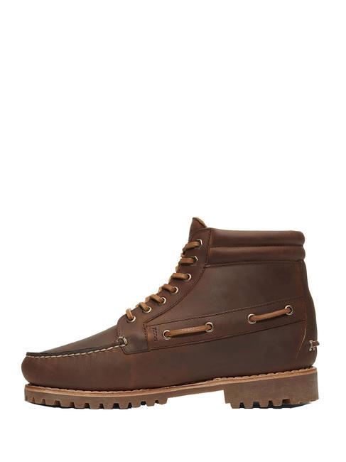 AUTHENTIC Lace Up Stivaletti in pelle brown - Scarpe Uomo