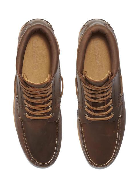 AUTHENTIC Lace Up Stivaletti in pelle brown - Scarpe Uomo