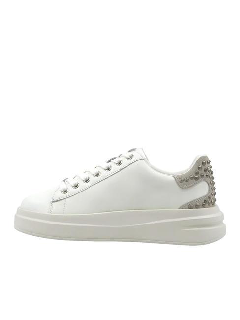 ELBINA Sneakers in pelle con borchie WHITE/SI - Scarpe Donna