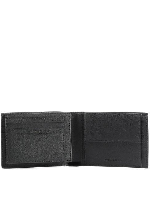 Portafoglio BLACK SQUARE, in pelle nero - Portafogli Uomo