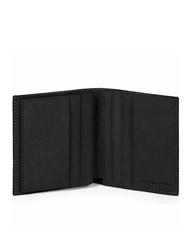 PIQUADRO BLACK SQUARE  Portafoglio verticale in pelle - Portafogli Uomo