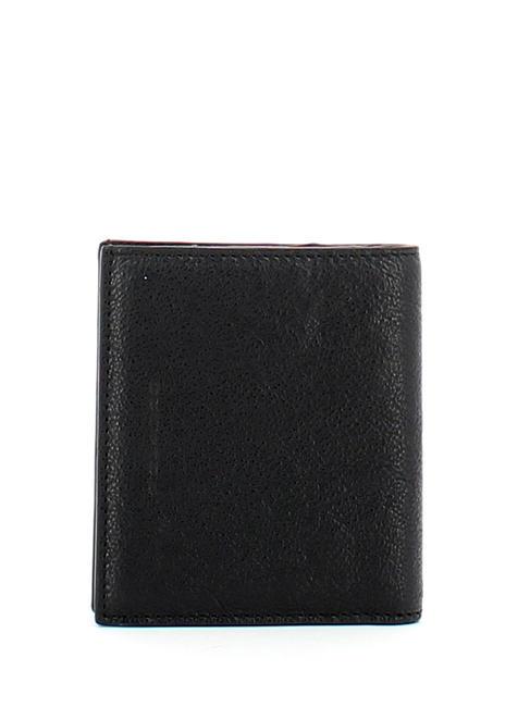 BLACK SQUARE  Portafoglio verticale in pelle nero - Portafogli Uomo