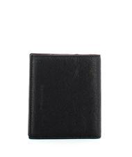 PIQUADRO BLACK SQUARE  Portafoglio verticale in pelle nero - Portafogli Uomo - 4