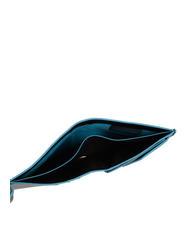 PIQUADRO BLUE SQUARE  Portafoglio in pelle con logo metallico nero - Portafogli Uomo - 4