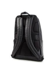 PIQUADRO BLACK SQUARE Zaino porta PC 14" in pelle Nero - Zaini da lavoro porta PC - 3