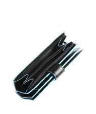 PIQUADRO Portafoglio Linea BLUE SQUARE, in pelle, con portamonete Nero - Portafogli Donna - 3