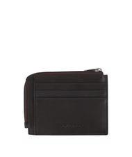 PIQUADRO TAG Portacard con zip MORO - Portafogli Uomo - 2