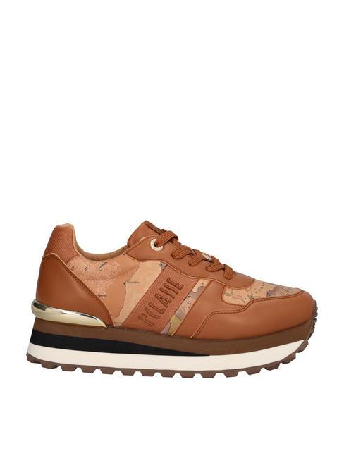 WENDY JR Sneakers Cuoio/Geo Beige - Scarpe Donna