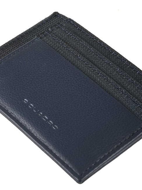 P16  Portacard piatto CHEVRON BLU - Portafogli Uomo