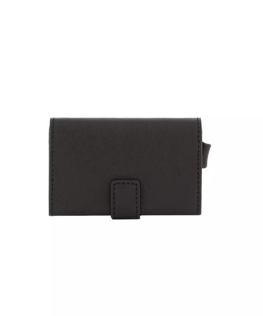 BLACK SQUARE Astuccio portacard in pelle Nero - Portafogli Uomo
