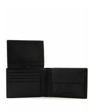 PIQUADRO MODUS SPECIAL Portafoglio in pelle martellata Nero - Portafogli Uomo - 2