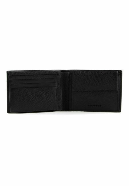 MODUS SPECIAL Portafoglio in pelle martellata Nero - Portafogli Uomo