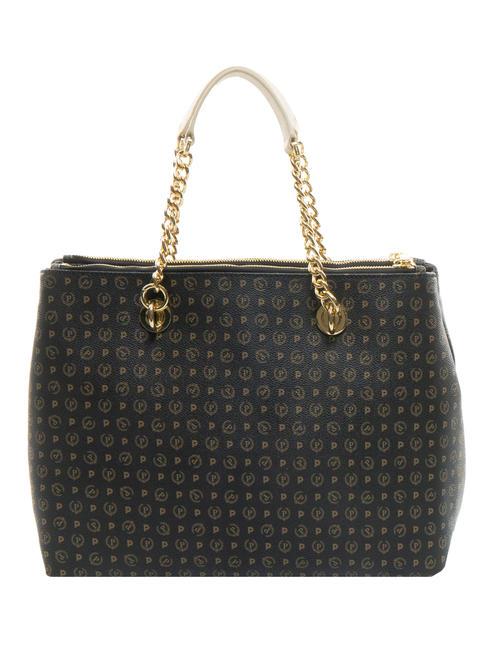 HERITAGE  Borsa con tracolla nero/avorio - Borse Donna