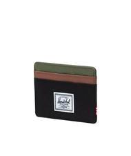 HERSCHEL CHARLIE  Portacard piatto black/four leaf clover/saddle brown - Portafogli Donna - 2