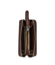 RALPH LAUREN RL LOGO Portafoglio zip piccolo in pelle dark mahogany - Portafogli Donna - 2