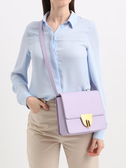 NICO Borsa a tracolla piccola in pelle lavend./lavend. - Borse Donna