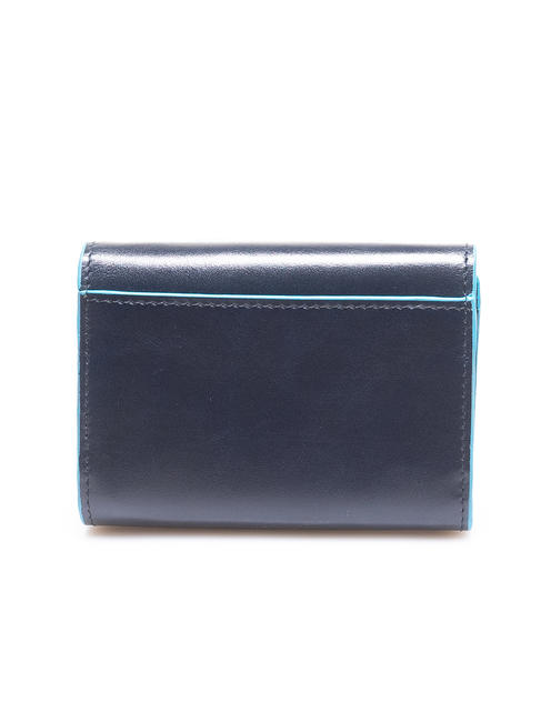 CAMPIONARIO - BLSQ Portafoglio compatto in pelle blu2 - Portafogli Uomo