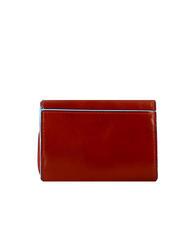 PIQUADRO CAMPIONARIO - BLSQ Portafoglio compatto in pelle arancio - Portafogli Uomo - 3