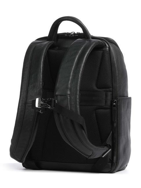 BLACK SQUARE Zaino in pelle porta pc 14" Nero - Zaini da lavoro porta PC