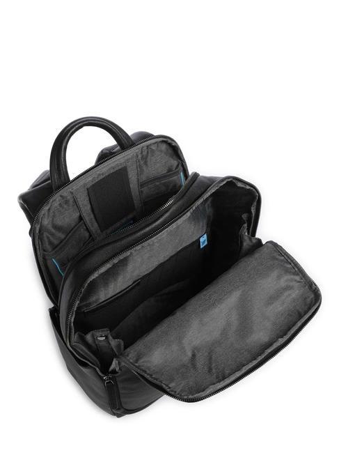 BLACK SQUARE Zaino in pelle porta pc 14" Nero - Zaini da lavoro porta PC
