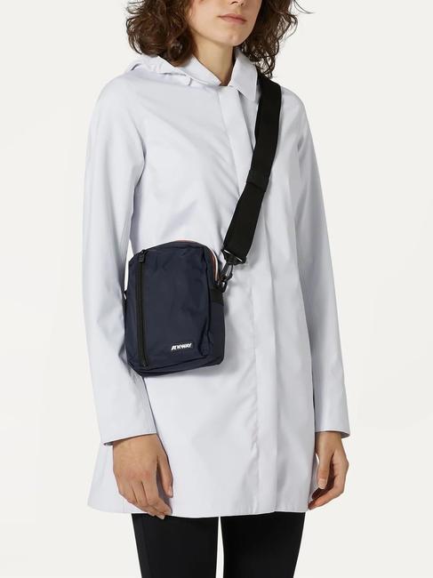 BARBITON Borsello in nylon blue depth - Tracolle Uomo