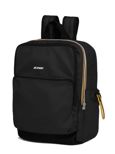 GIZY Zaino in nylon porta pc 15" black pure - Zaini da lavoro porta PC