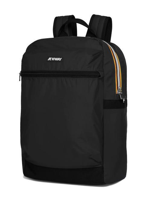 LAON Zaino in nylon black pure - Zaini Scuola & Tempo Libero