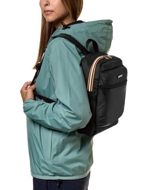 LAON Zaino piccolo in nylon black pure - Zaini Scuola & Tempo Libero