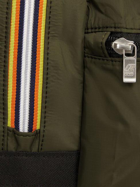 LAON Zaino in nylon green blackish - Zaini Scuola & Tempo Libero