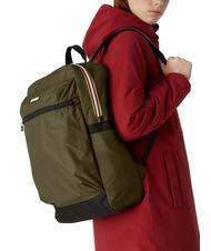 KWAY LAON Zaino in nylon green blackish - Zaini Scuola & Tempo Libero - 4