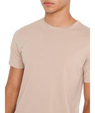 GUESS PIMA T-shirt in cotone logo ricamato nomad a105 - T-shirt Uomo - 3