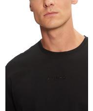 GUESS PIMA T-shirt in cotone logo ricamato jetbla - T-shirt Uomo - 4