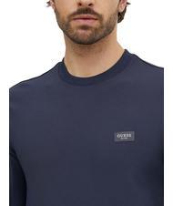 GUESS TECH Felpa girocollo tessuto tecnico smartblue - Felpe Uomo - 3