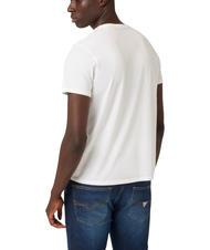 GUESS APPLIQUE T-shirt in cotone purwhite - T-shirt Uomo - 2