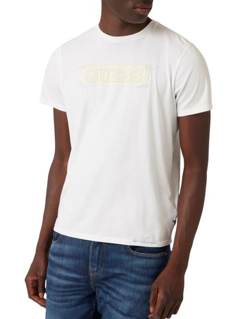 APPLIQUE T-shirt in cotone purwhite - T-shirt Uomo