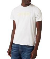 GUESS APPLIQUE T-shirt in cotone purwhite - T-shirt Uomo - 3