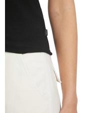 GUESS JEANS SLIM LOGO T-shirt stretch slim fit jetbla - T-shirt e Top Donna - 4