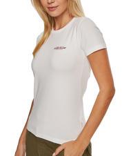 GUESS JEANS SLIM AMERICA T-shirt vestibilit&agrave; slim purwhite - T-shirt e Top Donna - 3