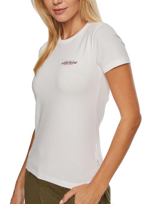 SLIM AMERICA T-shirt vestibilit&agrave; slim purwhite - T-shirt e Top Donna