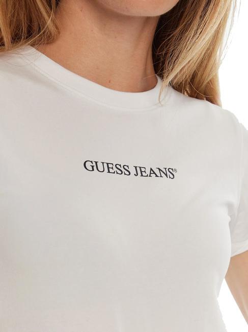 SLIM LOGO T-shirt stretch slim fit purwhite - T-shirt e Top Donna