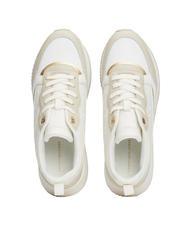 TOMMY HILFIGER MONOGRAM RUNNER Sneakers ivory/ghost grey/black - Scarpe Donna - 4