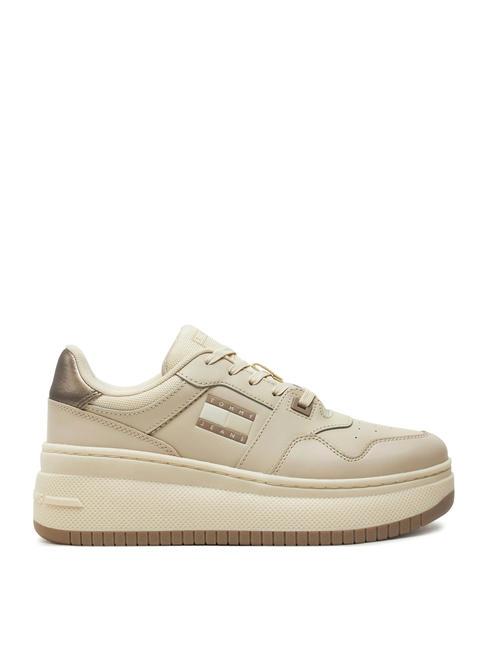 TOMMY JEANS RETRO BASKET  Sneakers alte newsprint - Scarpe Donna