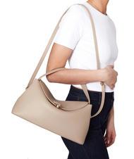 TOSCA BLU MEGEVE Borsa grande in pelle con tracolla BEIGE - Borse Donna - 4