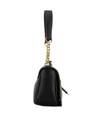 LOVE MOSCHINO METALLIC LOGO Borsa a spalla con tracolla Nero - Borse Donna - 3