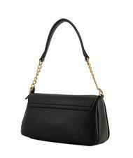LOVE MOSCHINO METALLIC LOGO Borsa a spalla con tracolla Nero - Borse Donna - 4