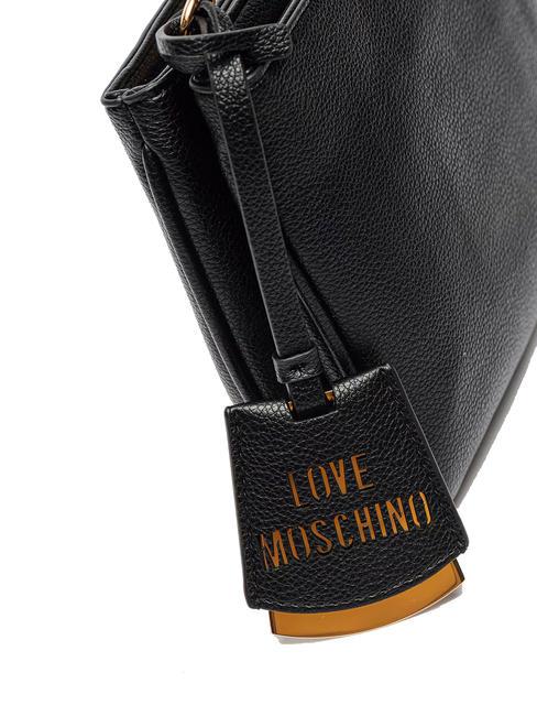 METALLIC LOGO Borsa a tracolla Nero - Borse Donna