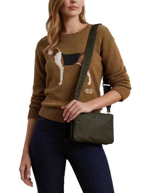 LANDYN  Borsa a tracolla dark olive/dark olive - Borse Donna